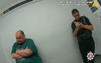 Plumb in police custody