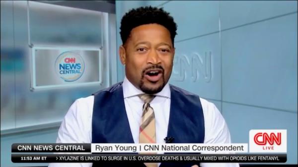 CNN Natio<em></em>nal Correspo<em></em>ndent Ryan Young in the Tuesday segment that misgendered Dylan Mulvaney.