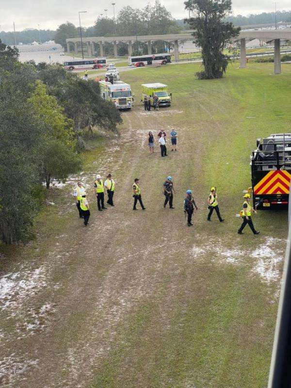 Emergency crews rescued all 71 passengers within an hour and 20 minutes