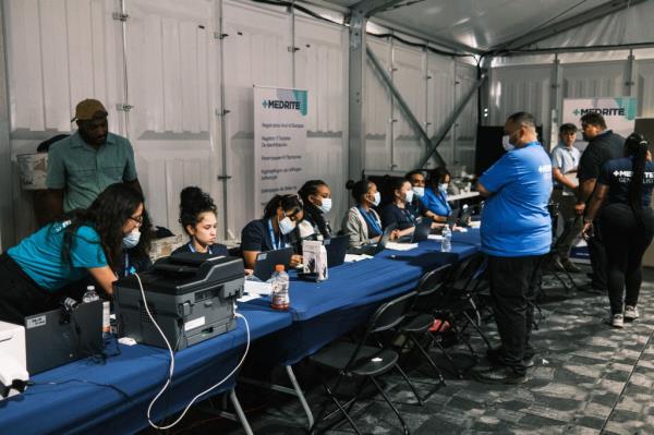 New York City workers who assist asylum seekers.