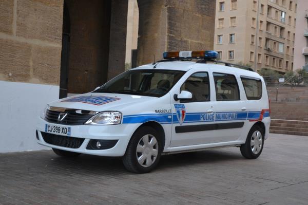 French police car