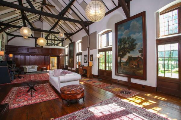 In addition to the estate's many perks, the airy interiors fill with light.