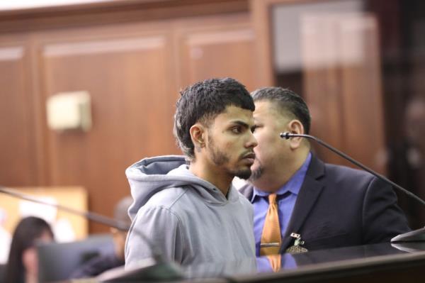 Juan Uzcatgui is arraigned in criminal court in Manhattan