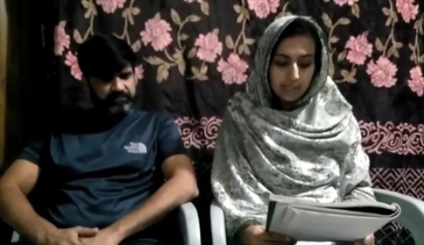 Urfan Sharif and Beinash Batool release video in first public co<em></em>ntact since her death