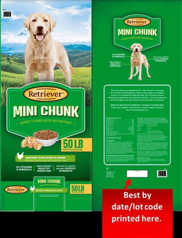 Retriever All Life Stages Mini Chunk Chicken Recipe Dry Dog Food