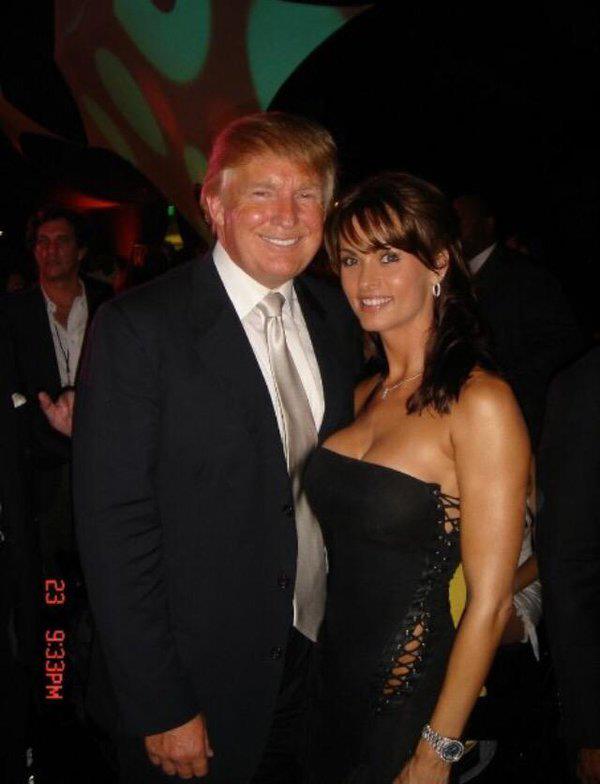 Do<em></em>nald Trump and Karen McDougal.