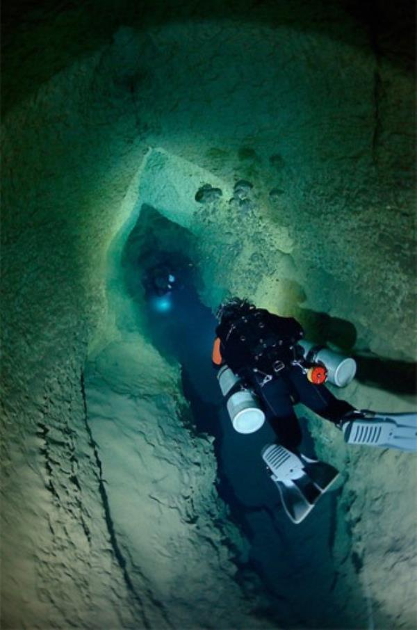 Cave divers