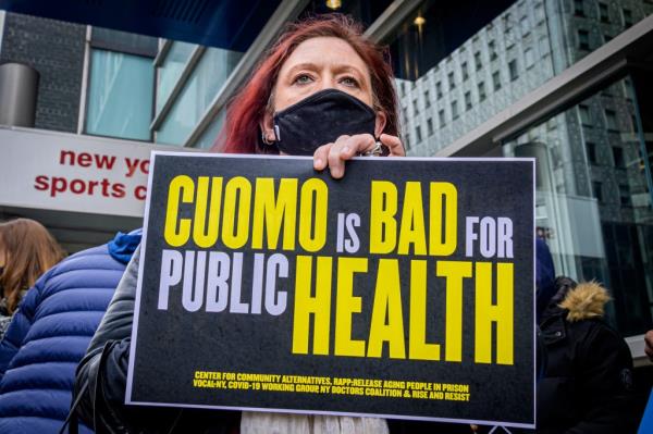 Andrew Cuomo takes heat for handling of COVID pandemic.