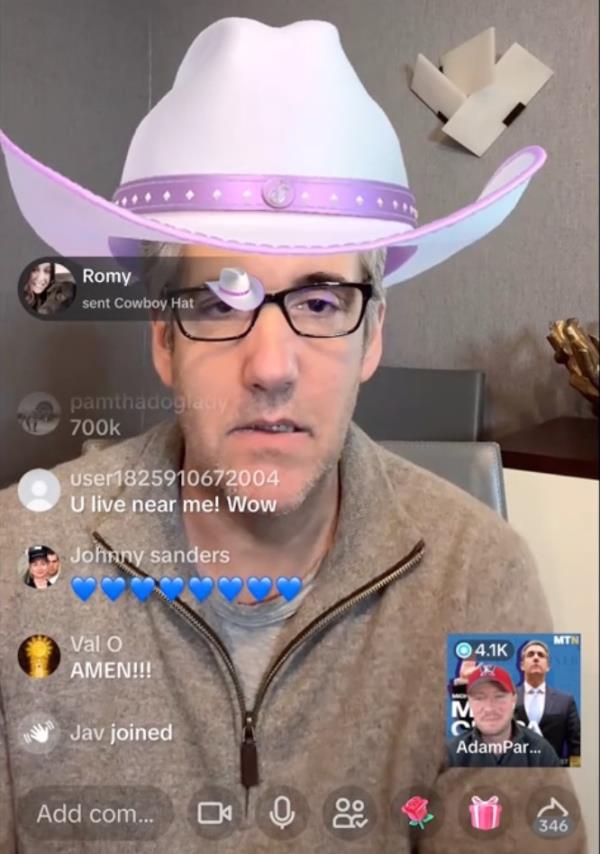 Michael Cohen on TikTok