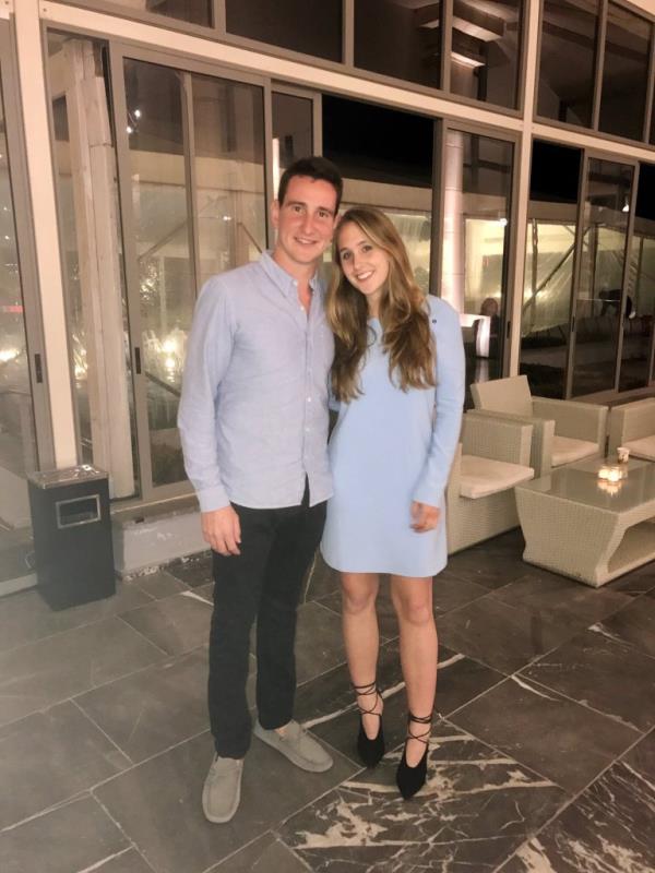 Zach Mandel and his wife, Molly