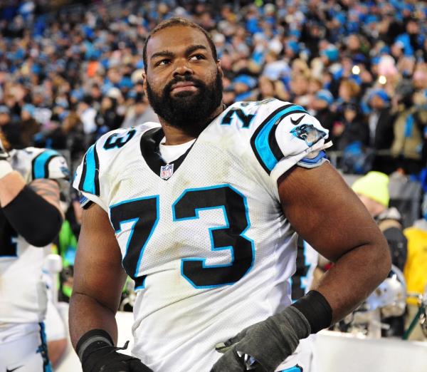 Oher started his career with the Baltimore Ravens, winning a Super Bowl in 2013 before retiring with the Carolina Panthers in 2017. 