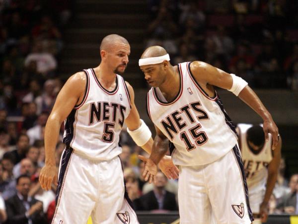 Carter was a star on the Nets with Jason Kidd.