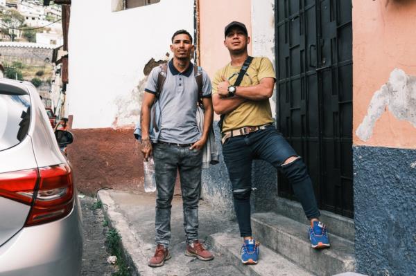 Migrants Samuel and Tony in Ecuador