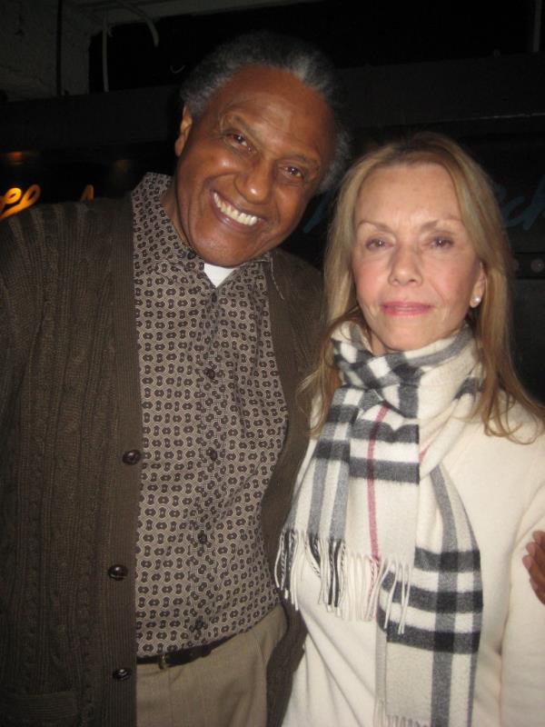 Director Charles Weldon and writer Cate Ryan, on the opening night of 