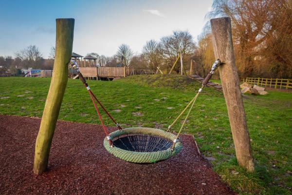 Masters was playing in the backyard of her Fort Collins home last week when she somehow became entangled in the jungle gym accessory. 