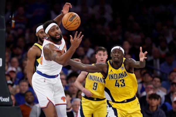 Mitchell Robinson will miss Game 2 for the Knicks due to left ankle injury management.