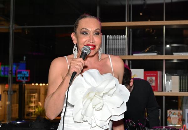 Cecilia Gentili attends an afterparty for HBO docu<em></em>mentary Films' The Stroll at Whitney Museum on June 05, 2023 in New York City.