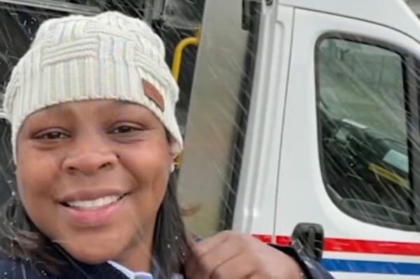 Octavia Redmond was shot shortly before noon Friday while she was walking her mail route in Chicago.