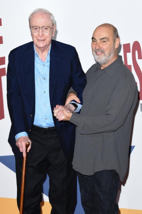 Mandatory Credit: Photo by Ash Knotek/Shutterstock (14111586l) Michael Caine and Oliver Parker 'The Great Escaper' film premiere, London, UK - 20 Sep 2023