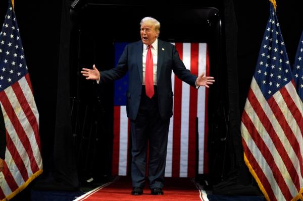 Former President Do<em></em>nald Trump took the stage in Grand Rapids at his first rally since the assassination attempt on him in Pennsylvania. 