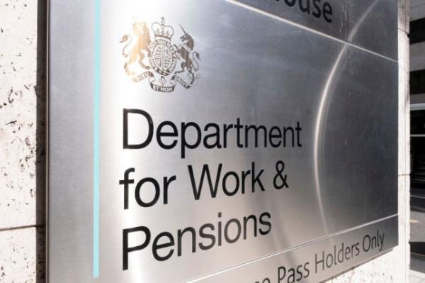 Department for Work and Pensions on 24th July 2022 in London, United Kingdom. The Department for Work and Pensions, DWP, is respo<em></em>nsible for welfare, pensions and child maintenance policy. As the UKs biggest public service department it administers the State Pension and a range of working age, disability and ill health benefits. (photo by Mike Kemp/In Pictures via Getty Images)