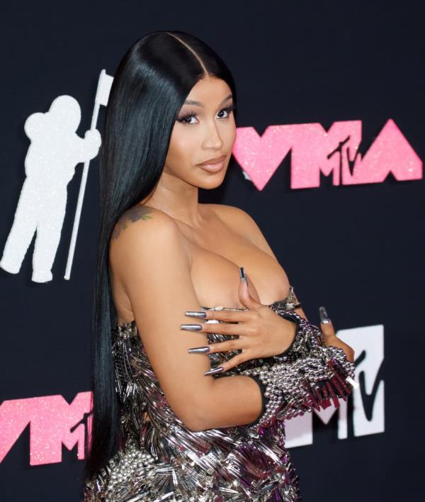 Cardi B attends the 2023 MTV Video Music Awards at Prudential Center in Newark, New Jersey. 