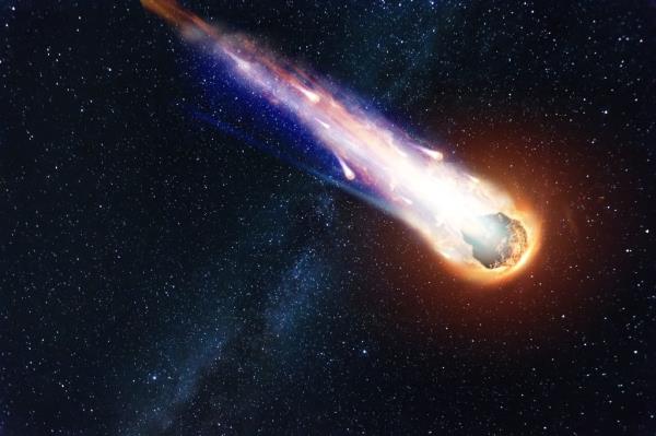 A meteor - artist's impression