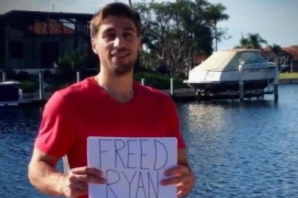 A photo of Ryan Ferguson after being freed.