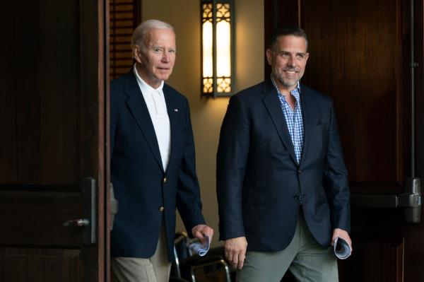 Joe Biden and Hunter Biden 