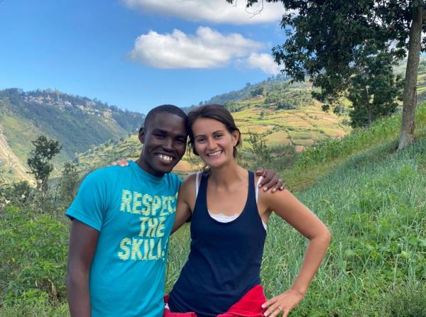 In this undated photo provided by El Roi Haiti, Alix Dorsainvil, right, poses with her husband, Sandro Dorsainvil. 