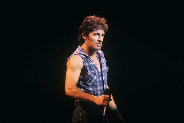  Bruce Springsteen performing at the CNE Stadium in Toronto, Canada on July 24, 1984.