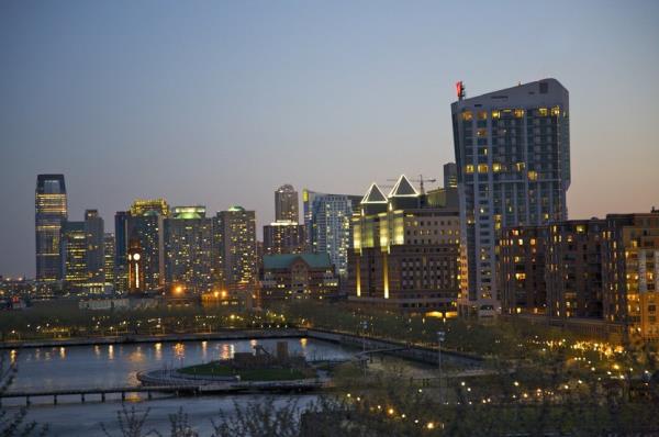 View of Hoboken and Jersey City