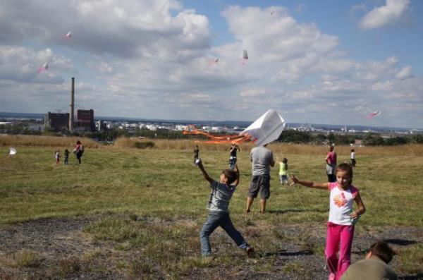 The New York City parks department offers the public a chance to view the new Fresh Kills Park, built on top of what used to be the largest trash dump in the world. The park, an example of a huge urban engineering project in its transformation, will eventually be four times larger than Central Park, and is expected to take thirty years to fully co<em></em>nvert to public recreatio<em></em>nal use. (Photo by Andrew Lichtenstein/Corbis via Getty Images)