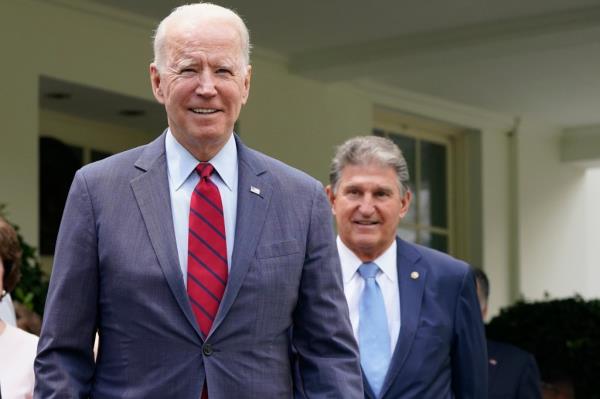 President Joe Biden, with Sen. Joe Manchin