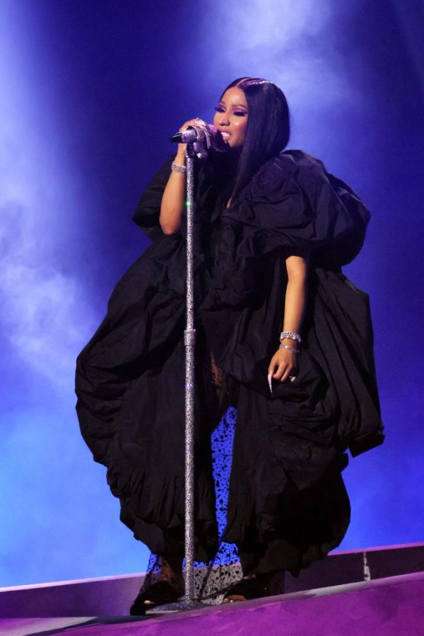 Nicki Minaj performs o<em></em>nstage at the 2023 MTV Video Music Awards on September 12, 2023 in Newark, New Jersey.