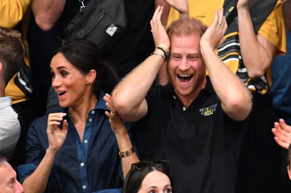 Meghan Duchess of Sussex and Prince Harry at the Invictus Games, Day 6, in Dusseldorf, Germany on 15th September 2023