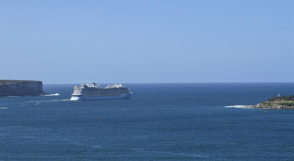 The Spectrum of the Seas cruise ship.