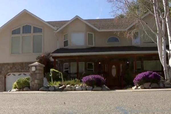 Gledhill's home in Cotto<em></em>nwood Heights, near Salt Lake City, Utah.