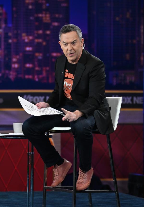 Greg Gutfeld in a chair