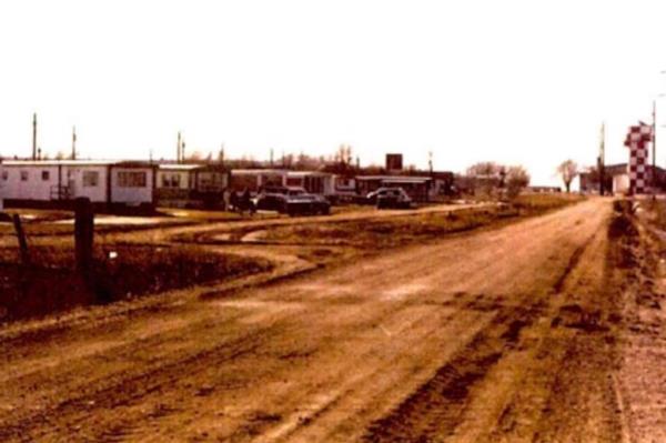 A view of the trailer wher<em></em>e Walter was killed.