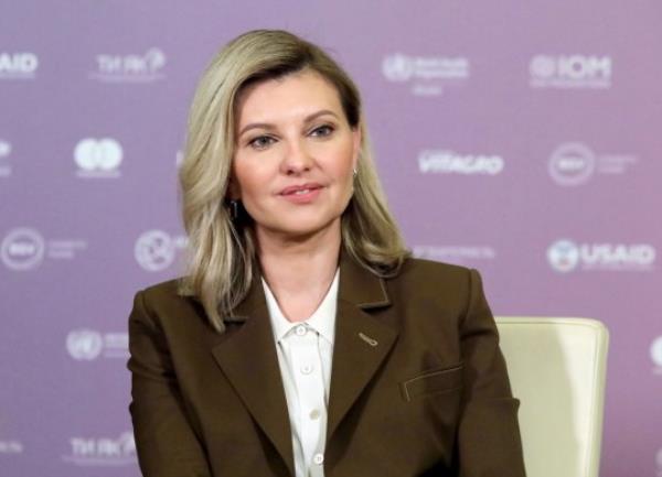 This photo cannot be distributed in the Russian Federation. Mandatory Credit: Photo by Ukrinform/Shutterstock (14081816f) Spouse of the Ukrainian President Olena Zelenska attends a press co<em></em>nference on the Third Summit of First Ladies and Gentlemen that will take place in Kyiv on Wednesday, September 6, on the topic 'Mental Health: Resilience and Fragility of the Future', Kyiv, capital of Ukraine. Press co<em></em>nference on upcoming Third Summit of First Ladies and Gentlemen, Kyiv, Ukraine - 04 Sep 2023