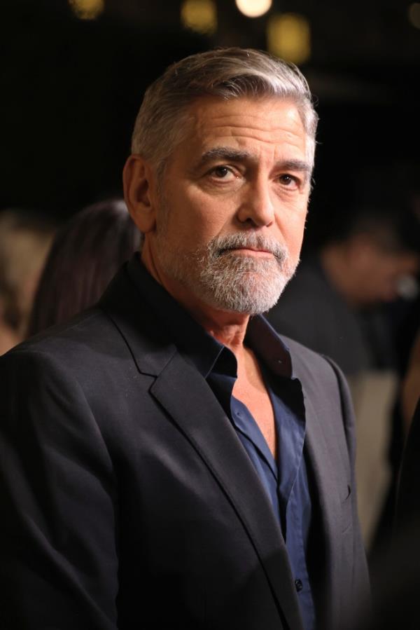 George Cloo<em></em>ney  attends the LA premiere of Amazon MGM Studios' 