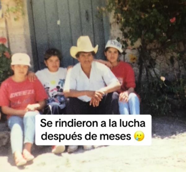 Adriana and Lilia Hernandez with family members. 