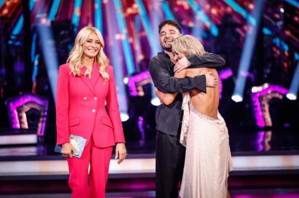 Tess Daly, Adam Thomas and Luba Mushtuk