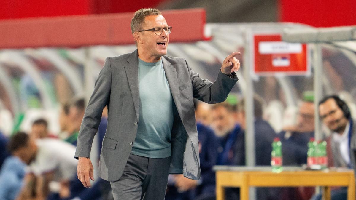 Almost good: What Ralf Rangnick favored most co<em></em>ncerning the 2-1 win over Serbia