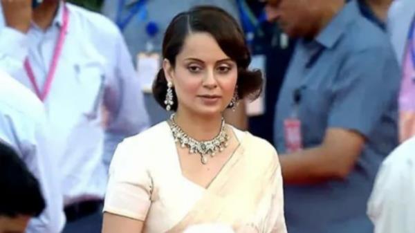 Kangana Ranaut at the oath-taking ceremony at Rashtrapati Bhavan in New Delhi. Photo: ANI/Hindustan Times