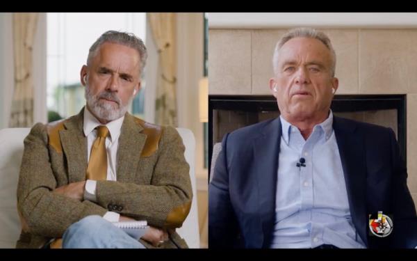 Jordan Peterson and Robert F. Kennedy Jr. on Peterson's podcast