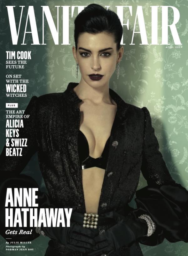 Anne Hathaway on the cover of Vanity Fair