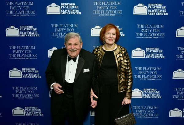 Lawrence Mandelker and Carolyn Mandelker attend as Bedford Playhouse ho<em></em>nors Music Industry Legend Clive Davis and Board Chair Emeritus Sarah Long at 2023 Platinum Party For The Playhouse on April 29, 2023 in Bedford, New York.