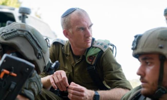 Col. Yo<em></em>natan Steinberg, 42, the commander of the Nahal Brigade.